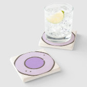 Dessous-de-verre En Pierre bonbon (Côté)