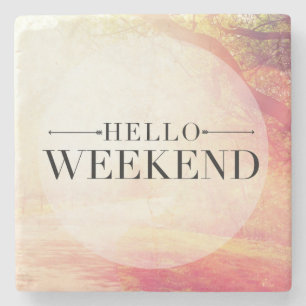 Dessous-de-verre En Pierre Bonjour week-end 5