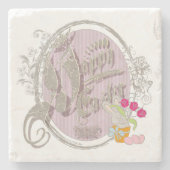 Dessous-de-verre En Pierre Bonne Pâques - Dessous de verre (Devant)