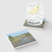 Dessous-de-verre En Pierre Bord de mer (Côté)