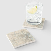 Dessous-de-verre En Pierre Boston, le Massachusetts (Côté)