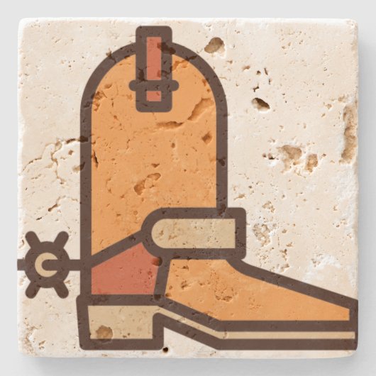 Dessous-de-verre En Pierre bottes (Devant)