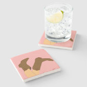 Dessous-de-verre En Pierre Bottes Cowboy (Côté)