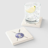 Dessous-de-verre En Pierre Bouclier Maccabee Et Paroles (Côté)