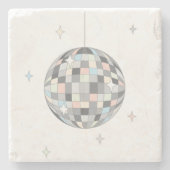 Dessous-de-verre En Pierre Boule Disco (Devant)