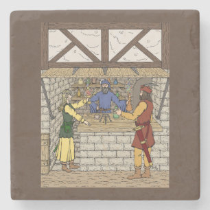 Dessous-de-verre En Pierre Boutique d'Imaginaire