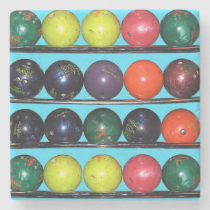 Dessous-de-verre En Pierre Bowling Blitz