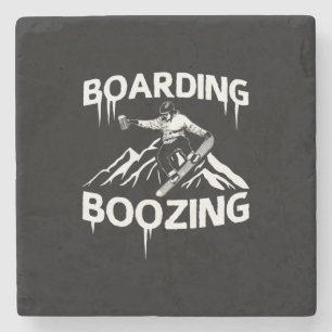 Dessous-de-verre En Pierre Boyage de snowboard