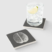 Dessous-de-verre En Pierre Brains ! (Côté)