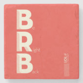 DESSOUS-DE-VERRE EN PIERRE BRB (Devant)