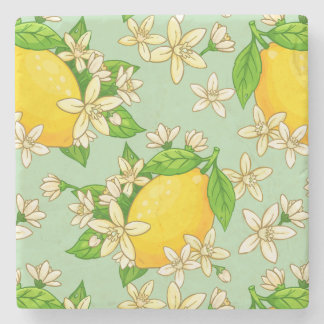 Dessous-de-verre En Pierre bright yellow lemons