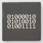 DESSOUS-DE-VERRE EN PIERRE BRO BINAIRE (Devant)