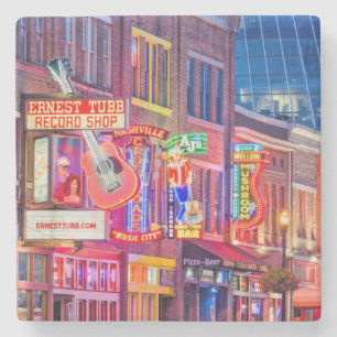 Dessous-de-verre En Pierre Broadway Downtown Nashville Tennessee