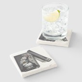 Dessous-de-verre En Pierre Broken Gnome (Côté)