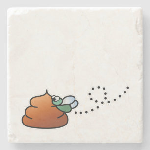 Dessous-de-verre En Pierre Brootsch le PooPoo
