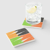 Dessous-de-verre En Pierre Brush Stroke Paint (Côté)