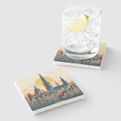 Dessous-de-verre En Pierre Bruxelles, Belgique (Côté)