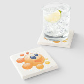 DESSOUS-DE-VERRE EN PIERRE BUBBBLY SUN (Côté)