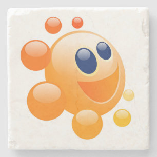 DESSOUS-DE-VERRE EN PIERRE BUBBBLY SUN