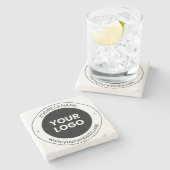 Dessous-de-verre En Pierre Business Name & Website ou Slogan, Merci Etc. (Côté)