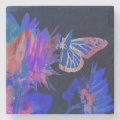 Dessous-de-verre En Pierre Butterfly  (Devant)