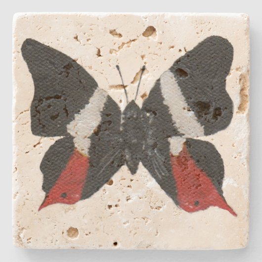 Dessous-de-verre En Pierre Butterfly9 (Devant)