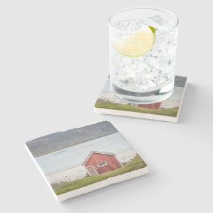 Dessous-de-verre En Pierre Cabine rouge Ramberg Lofoten