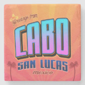Dessous-de-verre En Pierre Cabo San Lucas Mexique (Devant)