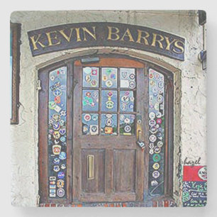 Dessous-de-verre En Pierre Caboteur de pierre de marbre de la savane de Kevin