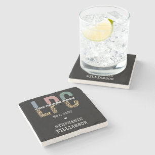 Dessous-de-verre En Pierre Cadeau de conseiller professionnel autorisé LPC pe