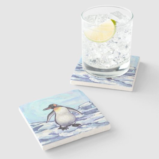 Dessous-de-verre En Pierre Cadeaux et accessoires de pingouin (Côté)