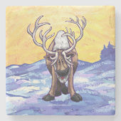 Dessous-de-verre En Pierre Cadeaux et accessoires de rennes (Devant)