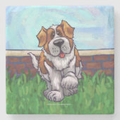 Dessous-de-verre En Pierre Cadeaux et accessoires St. Bernard (Devant)