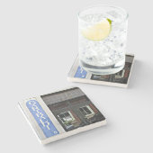 Dessous-de-verre En Pierre Café de Garibaldi, la savane, dessous de verre de (Côté)