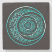 Dessous-de-verre En Pierre calligraphie arabe 3d (Devant)
