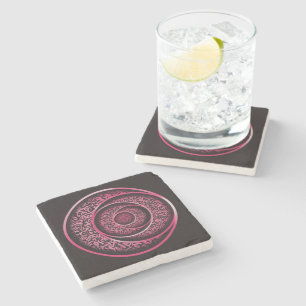 Dessous-de-verre En Pierre calligraphie arabe 3d