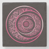 Dessous-de-verre En Pierre calligraphie arabe 3d (Devant)