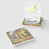 Dessous-de-verre En Pierre Calme latin I (Côté)