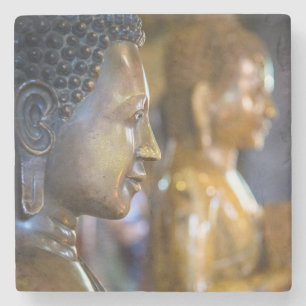 Dessous-de-verre En Pierre Cambodge, Phnom Penh. Statues de Bouddha