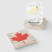 Dessous-de-verre En Pierre Canada (Côté)