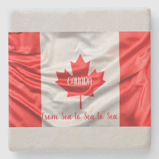 Dessous-de-verre En Pierre CANADA D'un océan à l'autre (Devant)