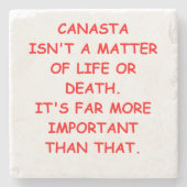 Dessous-de-verre En Pierre canasta (Devant)