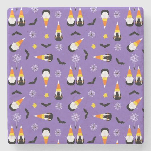 Dessous-de-verre En Pierre Candy Corn Gnomes (Devant)