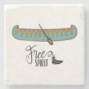 Dessous-de-verre En Pierre Canot Spirit Libre