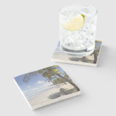 Dessous-de-verre En Pierre Caraïbes - Trinidad - Manzanilla Beach sur (Côté)