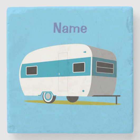 Dessous-de-verre En Pierre Caravan Camper RV Thunder_Cove (Devant)