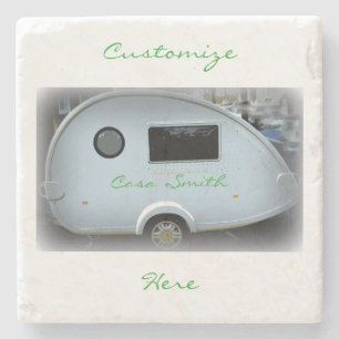 Dessous-de-verre En Pierre Caravane Vintage en lacet Thunder_Cove