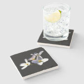 Dessous-de-verre En Pierre Cardamine Pratensis Fleurs coastercna (Côté)