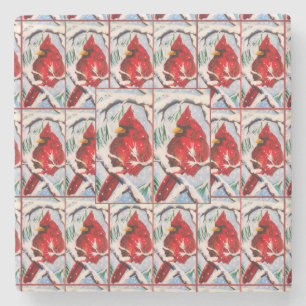 Dessous-de-verre En Pierre Cardinal Fun Dessous de verre