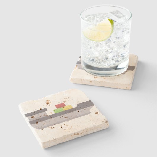 Dessous-de-verre En Pierre cargo (Côté)